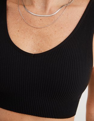 Superchill Bralette Seamless Escote V Bajo con Relleno