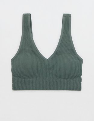 Superchill Seamless Ribbed Scoop Bralette