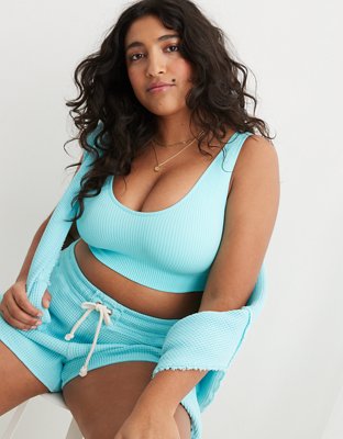 American Eagle Superchill Seamless Padded Voop Bralette - 2693_3669_153