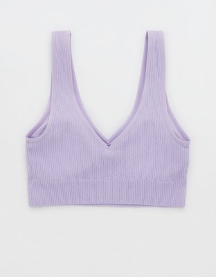 Superchill Bralette Seamless Escote V Bajo con Relleno