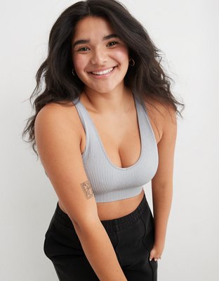 American Eagle Superchill Seamless Padded Voop Bralette