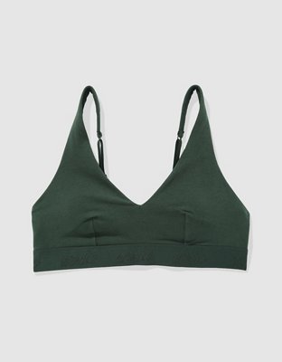 Superchill Cotton Padded Plunge Bralette