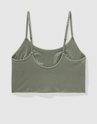 Женские топы Aerie Superchill Seamless Logo Bra Top — фото 4