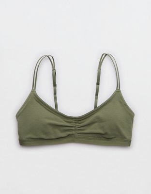 Superchill Cotton Ruched Bralette