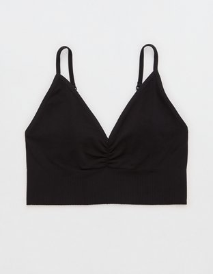 Superchill Bralette Seamless con Plisado Combinado