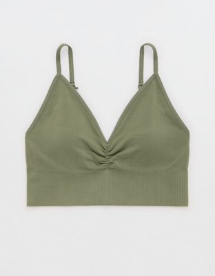 Superchill Bralette Seamless con Plisado Combinado