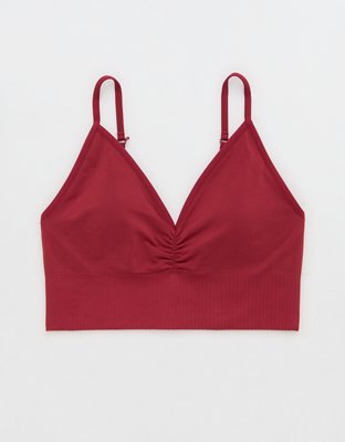 Superchill Seamless Mix Ruched Bralette