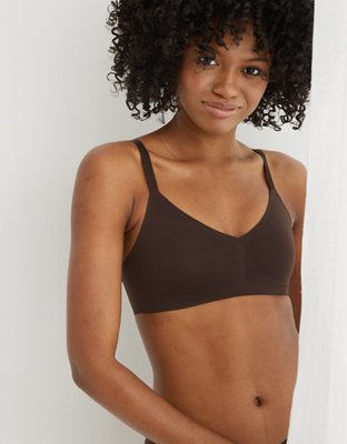 Aerie Smoothez Padded Bralette In Beige