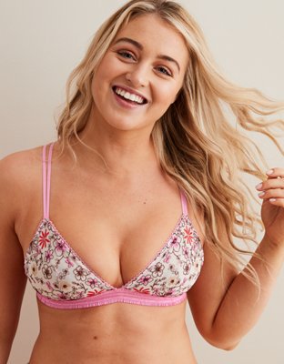 Aerie Embroidered Triangle Bralette