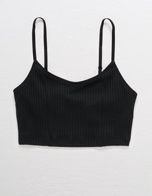 Aerie Chill Ribbed Longline Bralette
