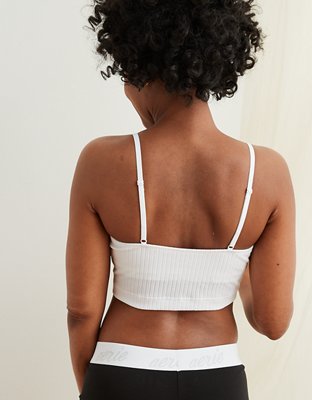 Aerie Chill Ribbed Longline Bralette