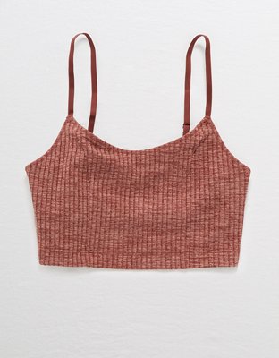 Aerie Chill Ribbed Longline Bralette