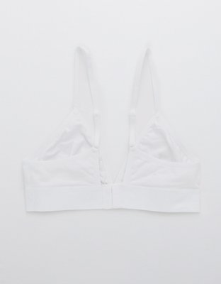 Aerie Ribbed Logo Triangle Bralette
