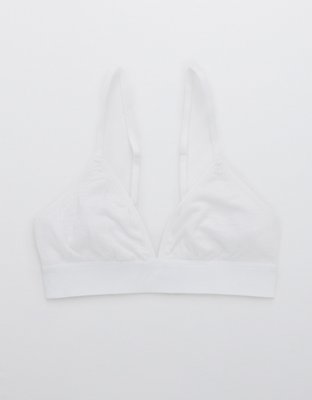 Aerie Ribbed Logo Triangle Bralette