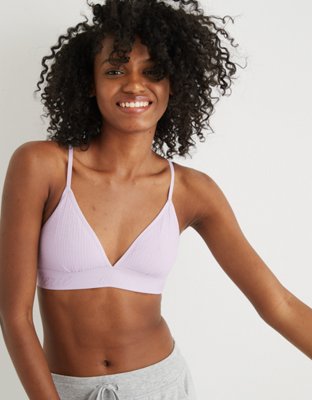 triangle-logo bralette