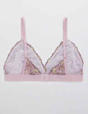 Aerie Embroidered Triangle Bralette