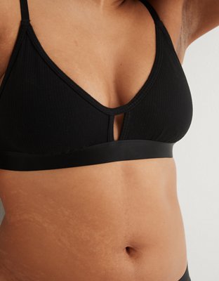Aerie Ribbed Keyhole Bralette