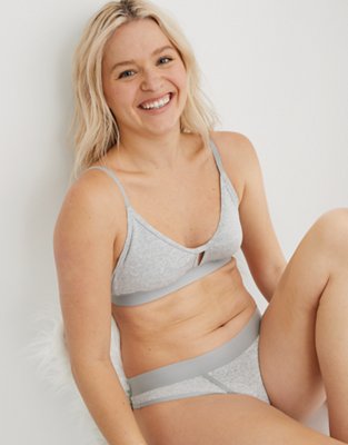 Aerie Ribbed Keyhole Bralette
