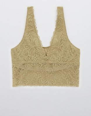 Бралетт Longline, кружево, в рубчик — Aerie — фото 5