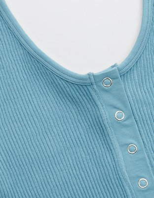 Aerie Seamless Snap Front Longline Bralette