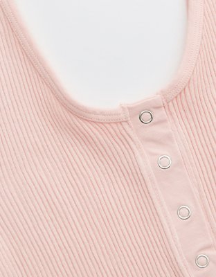 Aerie Seamless Snap Front Longline Bralette