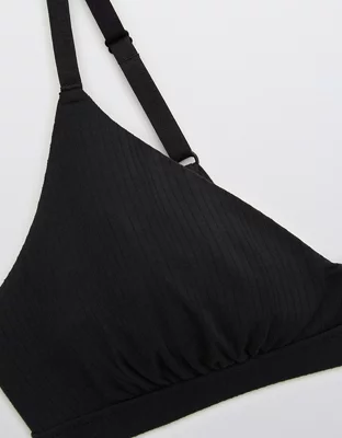 Aerie Modal Ribbed Triangle Bralette