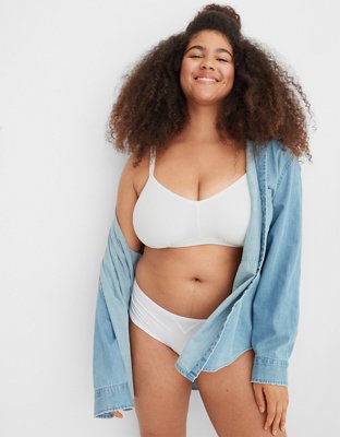 Aerie Modal Ribbed Triangle Bralette