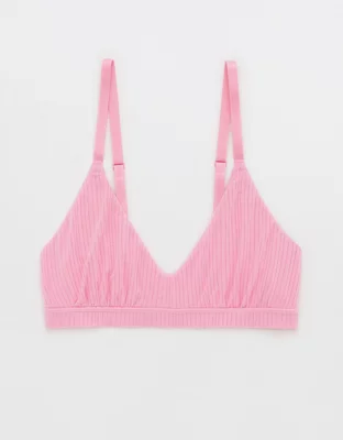 Aerie Modal Ribbed Triangle Bralette