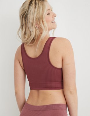 Aerie Ribbed Seamless Tank Bralette