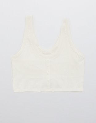 Aerie Chilly Pointelle Longline Bralette