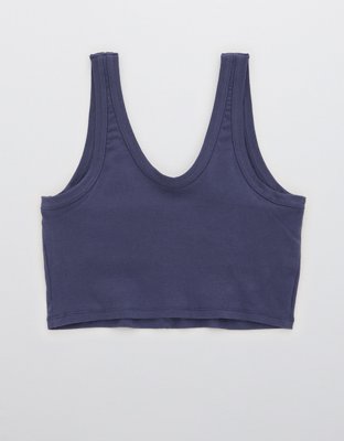 Aerie Chilly Pointelle Longline Bralette