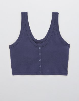 Aerie Chilly Pointelle Longline Bralette