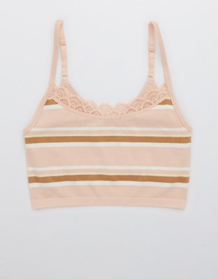 Aerie Seamless Snap Front Longline Bralette