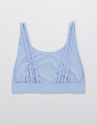 Aerie Cotton High Neck Longline Bralette