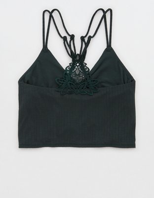 Aerie Ribbed Crop Top Bralette