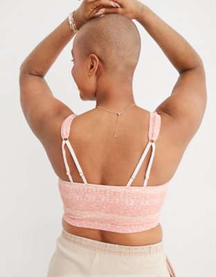 Aerie Seamless Bralette de línea larga con anillo