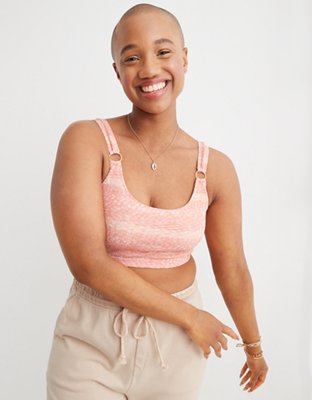 Aerie Seamless Bralette de línea larga con anillo