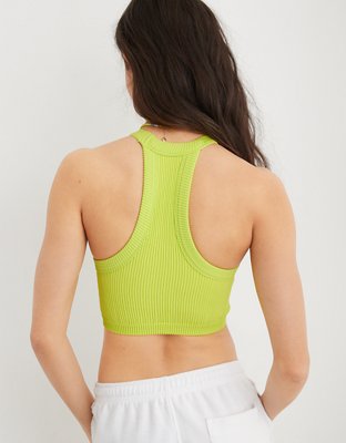 Aerie Seamless High Neck Bra Top