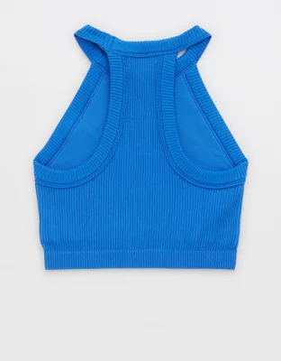 Aerie Seamless High Neck Bra Top