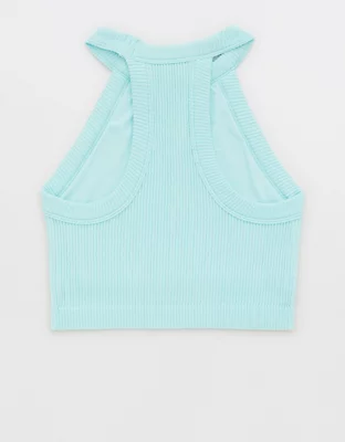 Aerie Seamless High Neck Bra Top