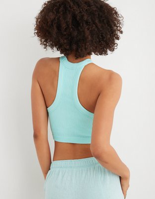 Женские топы Aerie Superchill Seamless High Neck Bra Top — фото 2