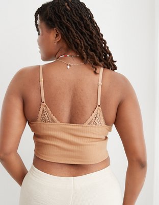 Женские топы Aerie Ribbed Lace Bra Top — фото 2