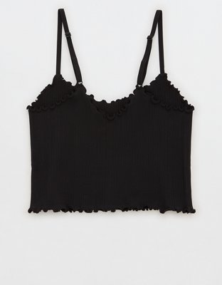 Aerie Seamless Rib Corset Bra Top