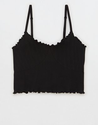 Aerie Seamless Rib Corset Bra Top