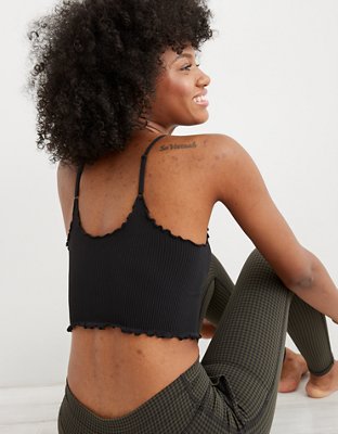 Aerie Seamless Rib Corset Bra Top