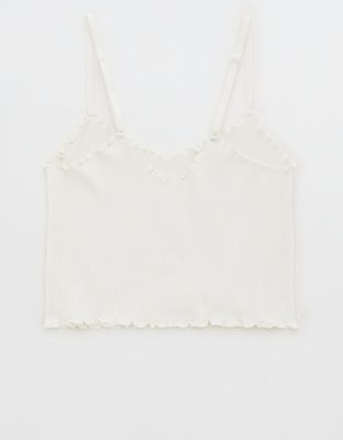 Aerie Seamless Rib Corset Bra Top