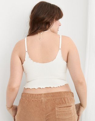 Aerie Seamless Rib Corset Bra Top