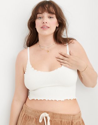 Aerie Seamless Rib Corset Bra Top