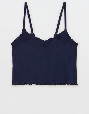 Aerie Seamless Rib Corset Bra Top