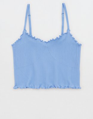 Aerie Seamless Rib Corset Bra Top